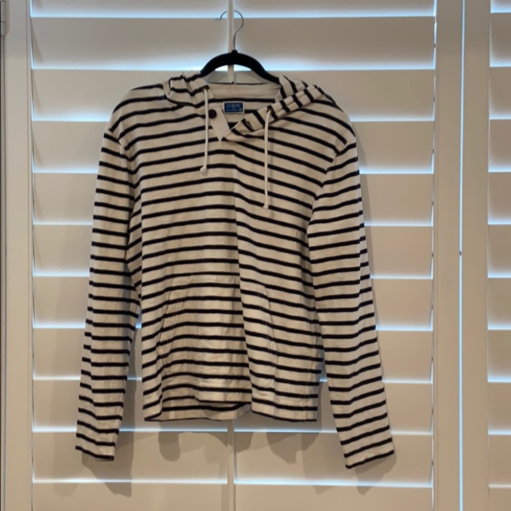 Men’s Jcrew striped hoodie